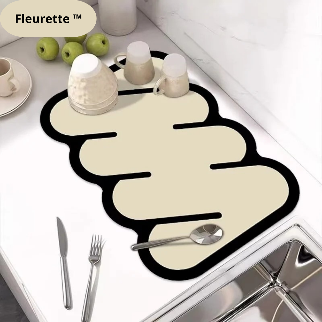 Tapis absorbant - Fleurette