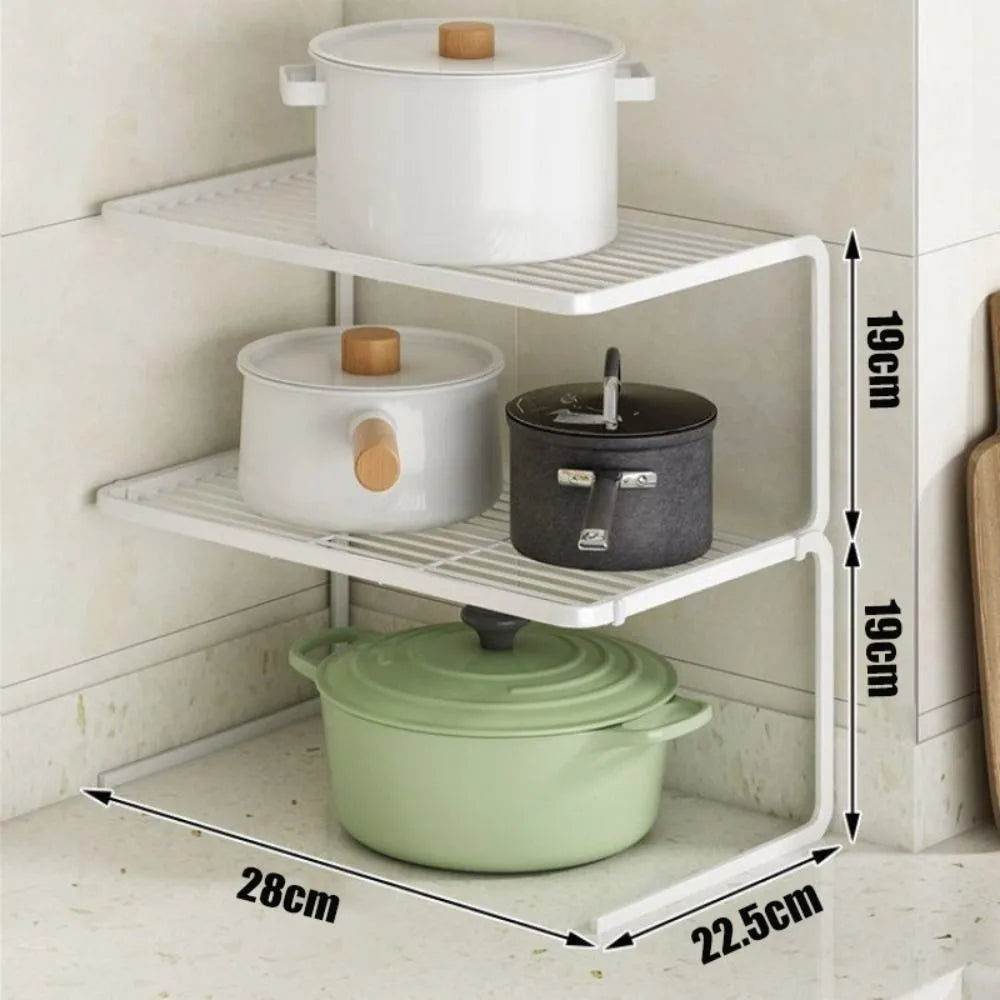 Rangement placard cuisine blanc en M