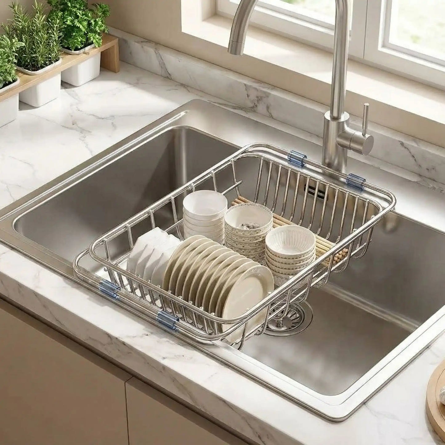 égouttoir vaisselle en taille L