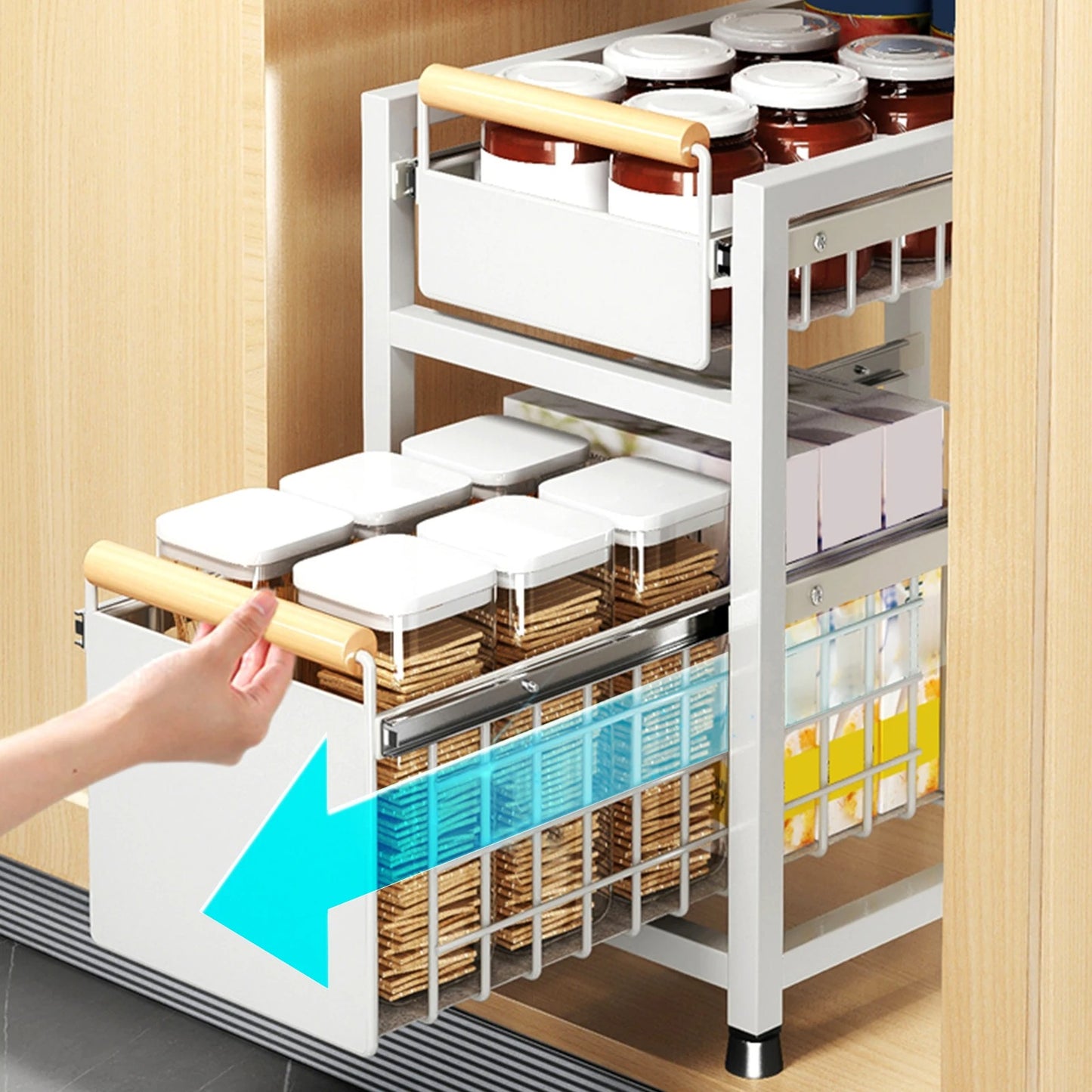 Rangement placard cuisine - Sofie