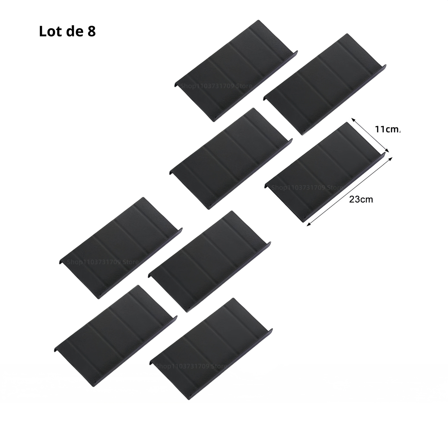 rangement épices tiroir lot de huit