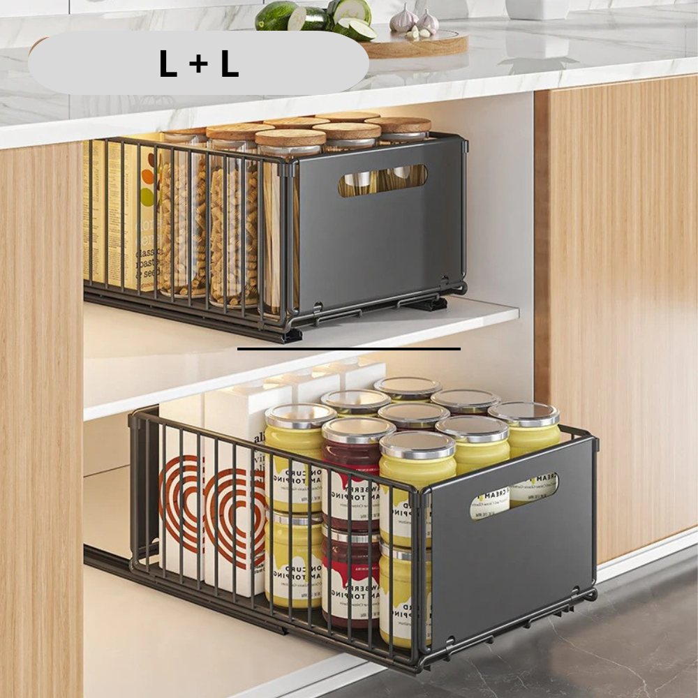 rangement pour placard cuisine lot de deux en L