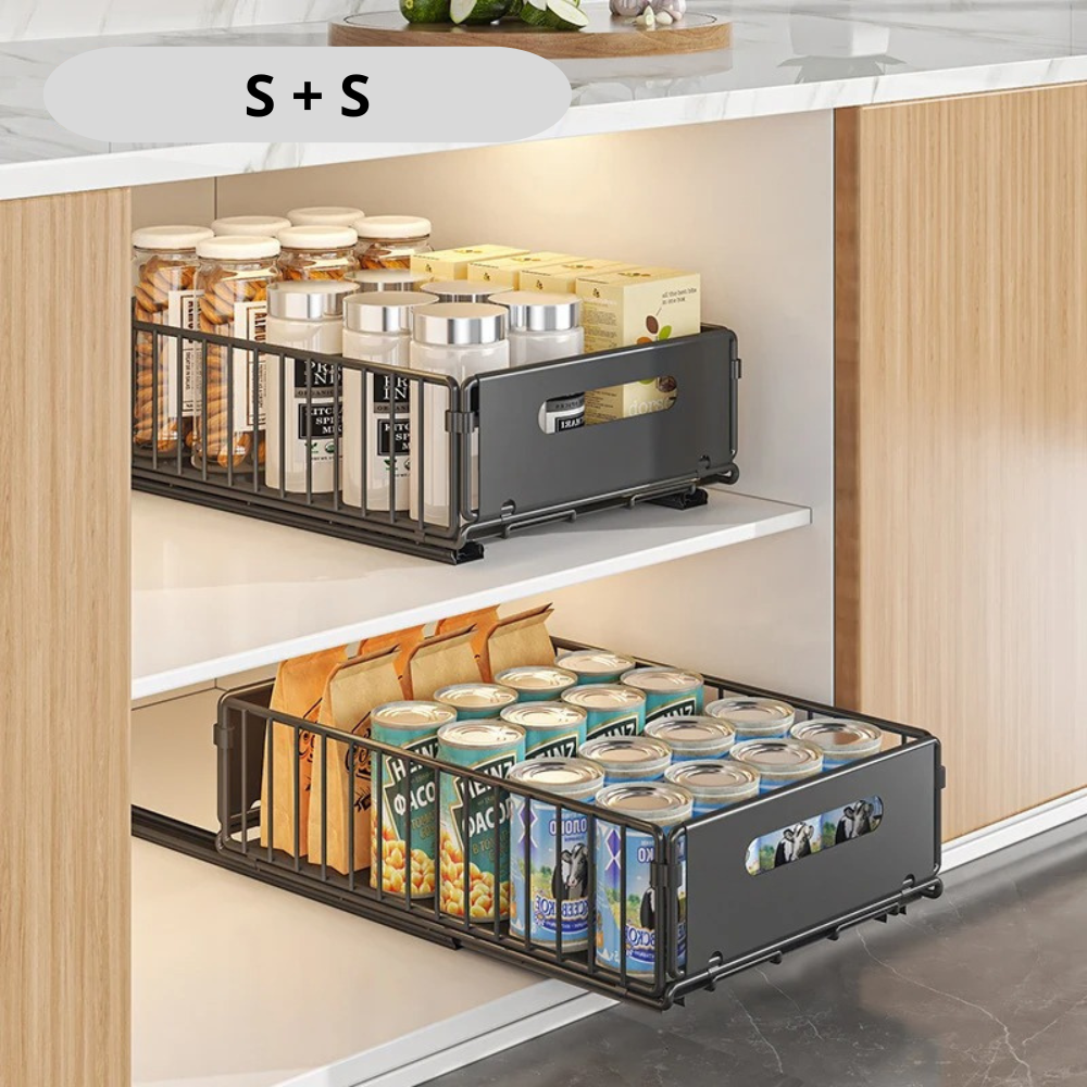 rangement pour placard cuisine lot de deux en S