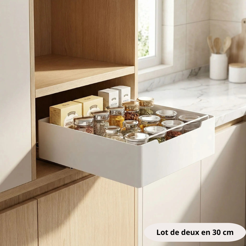 Rangement cuisine placard lot de deux 30 cm largeur