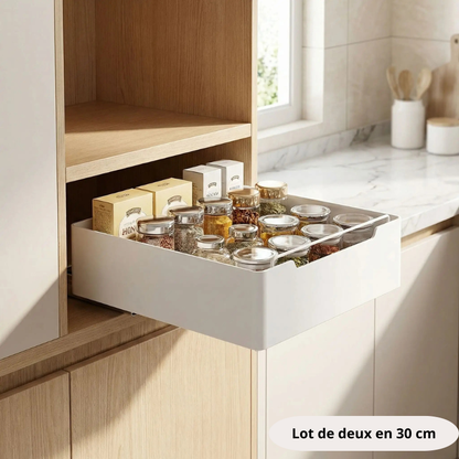 Rangement cuisine placard lot de deux 30 cm largeur