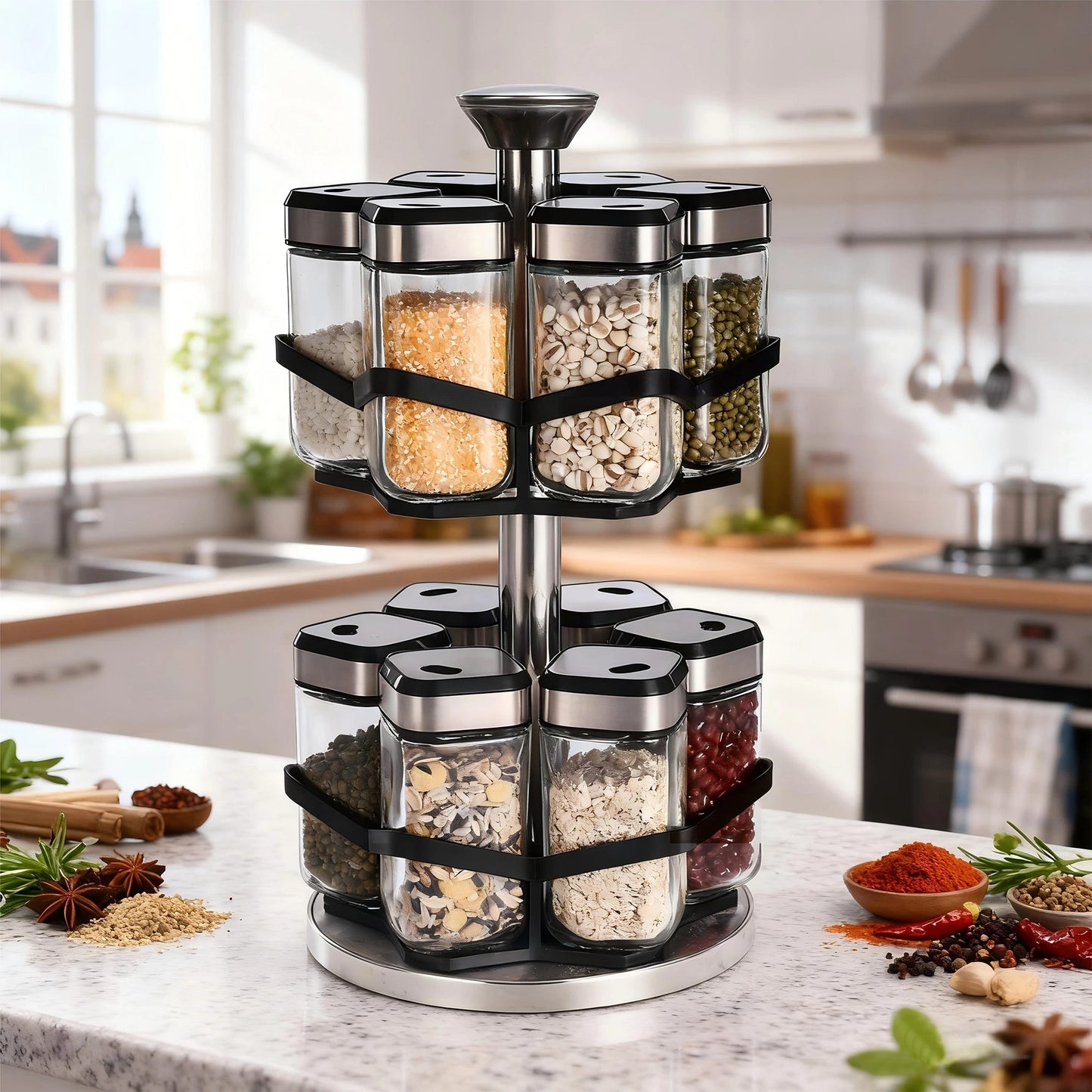 rangement à épices élégante