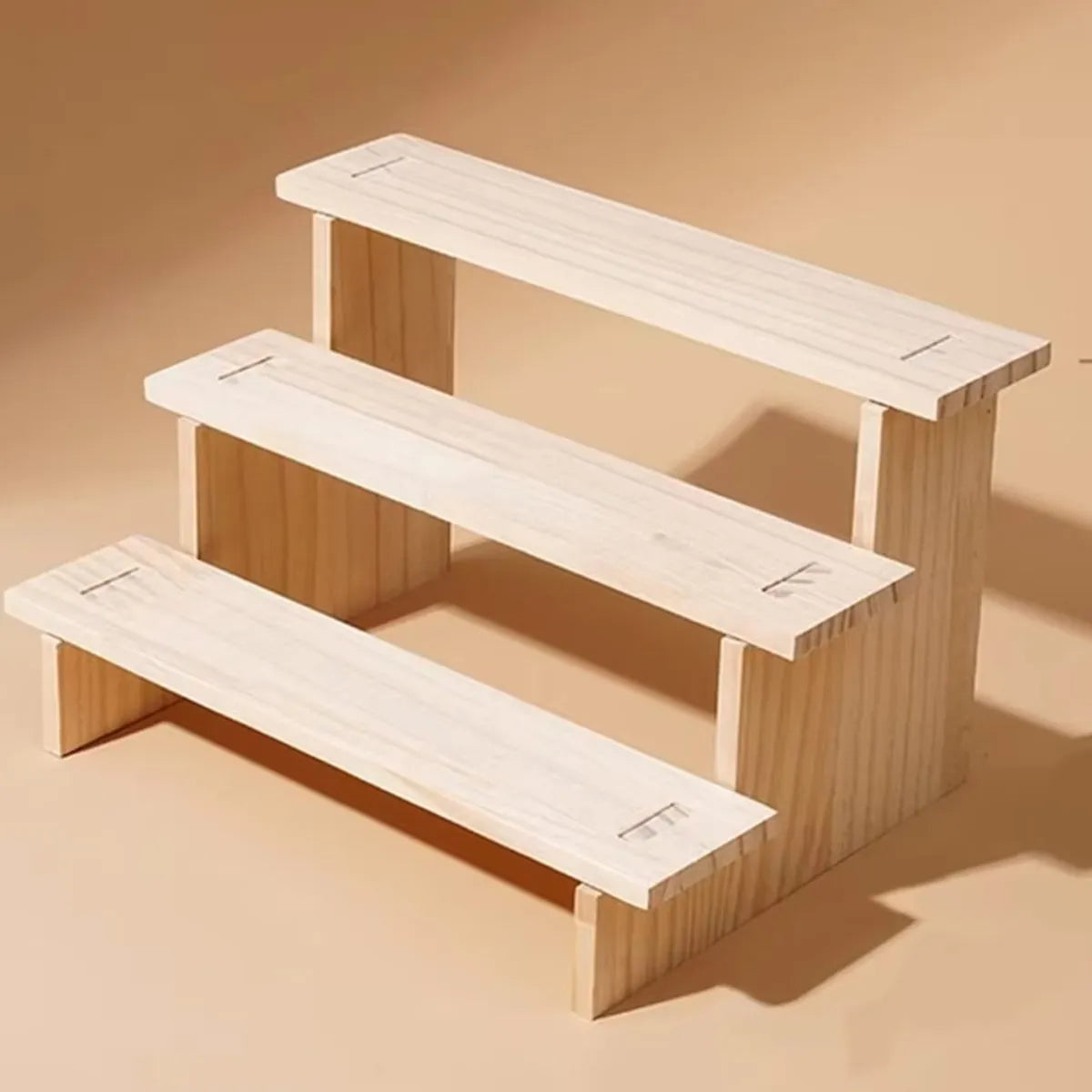 Support à épices en bois trois étages