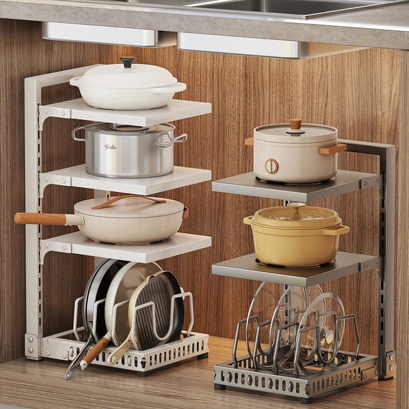 Rangement casserole étagère de rangement multifonctionnelle.