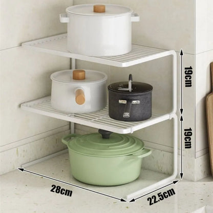 Rangement placard cuisine blanc en M