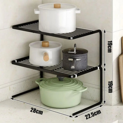 Rangement placard cuisine noir en M