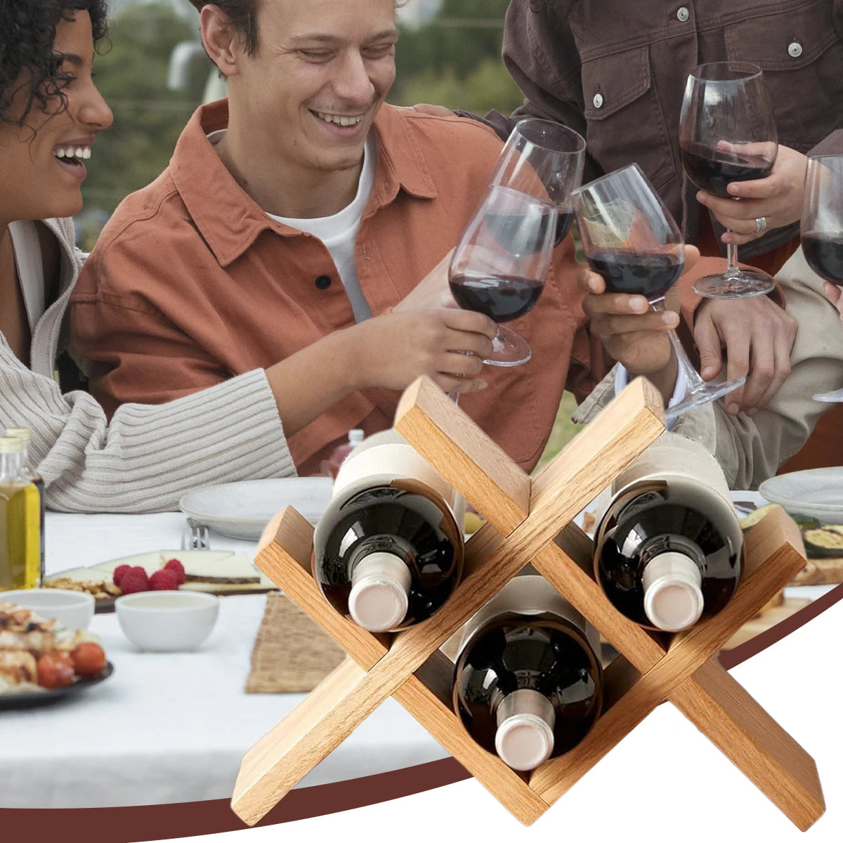 Porte bouteille bois pour des moments conviviaux 