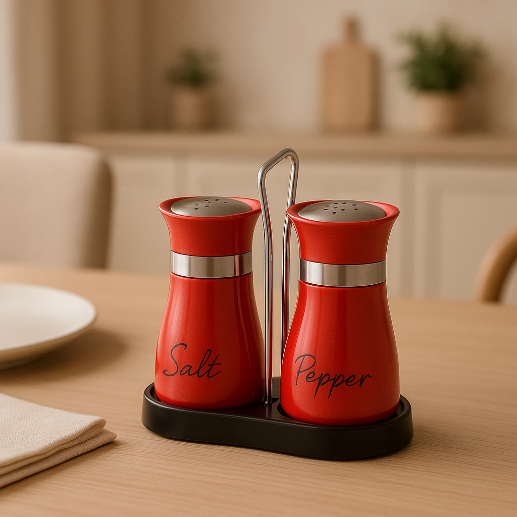 Saliere et poivriere - Tom