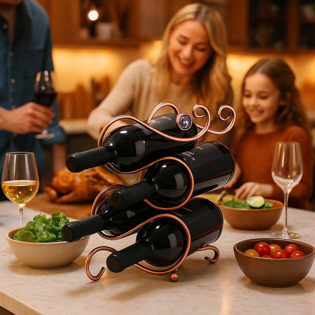 porte bouteilles décoratif  