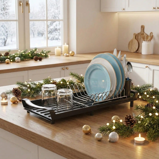 égouttoir poser sur le plan de travail