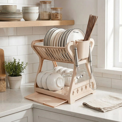  égouttoir vaisselle en beige