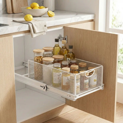 Rangement placard cuisine coulissant  M en 40 cm