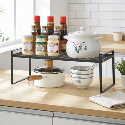 Etagere cuisine grand modèle en noir.