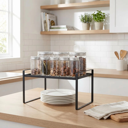 Etagere cuisine garder un plan de travail propre et ordonné. 