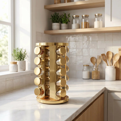 Rangement à épices pour vingt pots à épices