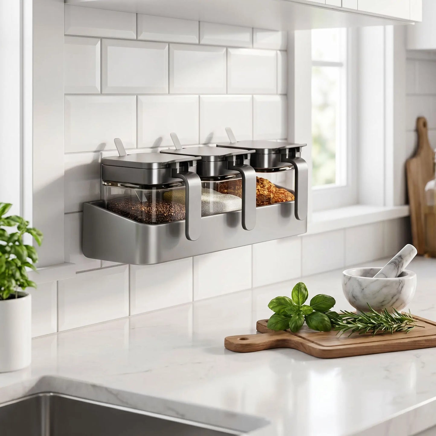 Rangement épices cuisine 