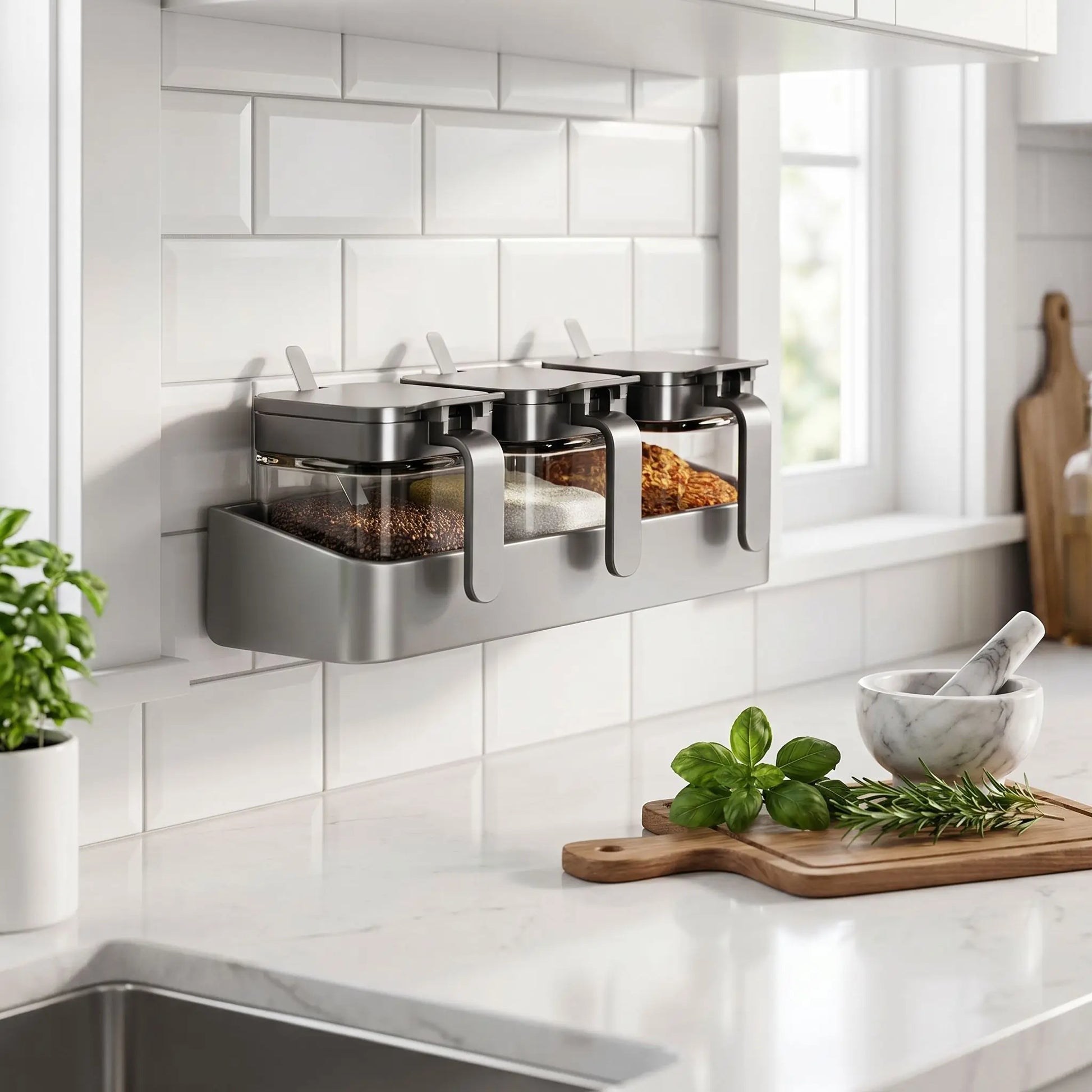 Rangement épices cuisine 