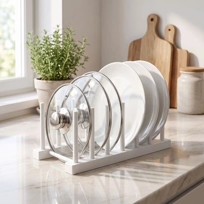 Rangement pour couvercle de casserole attrapez votre vaisselle facilement en un geste.