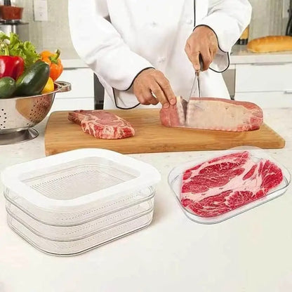Boite en plastique pour alimentation / Patty