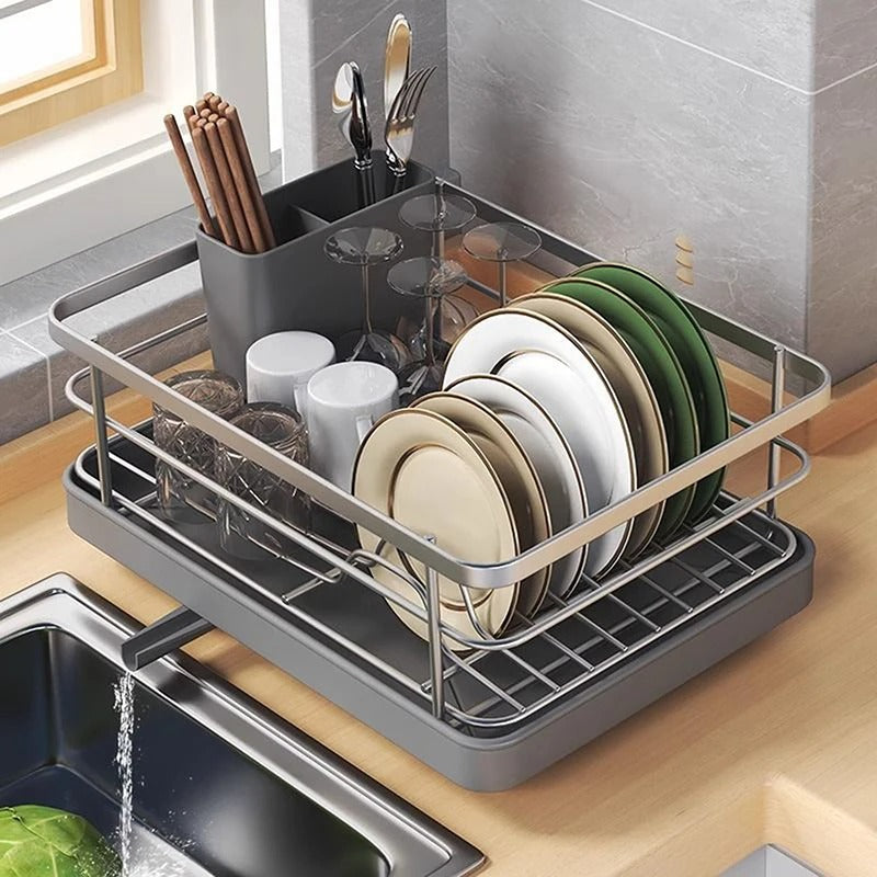 egouttoir vaisselle en gris