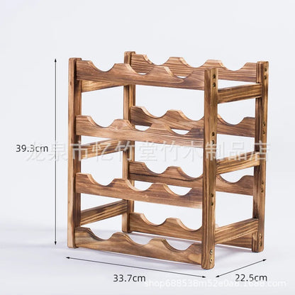 Porte bouteille en bois - Eliz